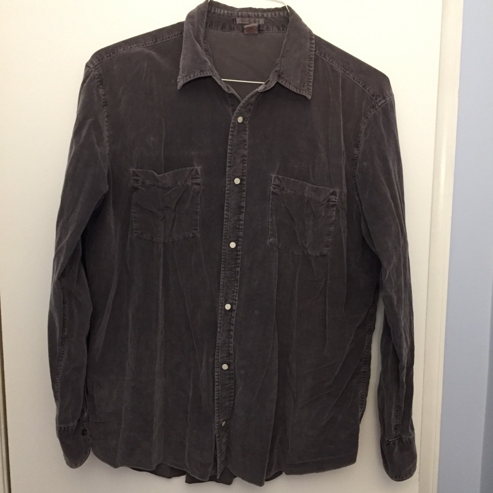 Men’s Carbon 2 Cobalt Grey Corduroy Long Sleeve